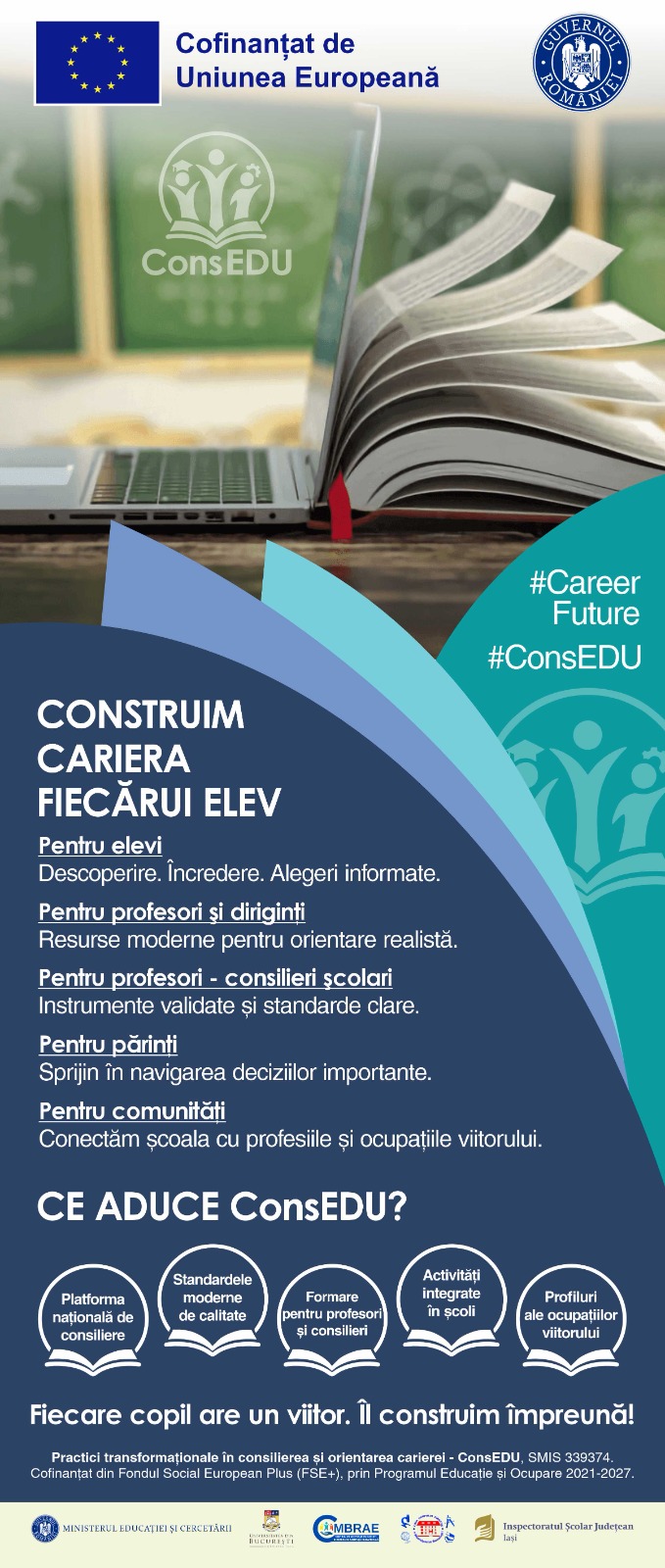 Material ConsEDU despre orientarea în carieră