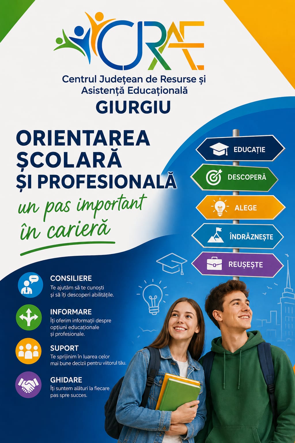 Material informativ privind orientarea școlară și profesională